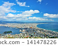 Hokkaido Autumn blue sky Scenery from Hakodate 141478226