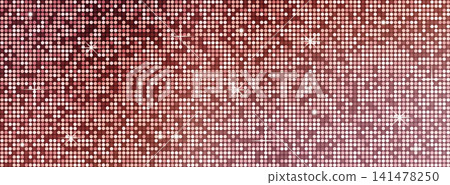 Champagne rose glitter background. Pink sequin bg with glowing circles and starburst flares. Vector template for disco party, wedding and festive event design. Champagne rose glitter background. Pink sequin bg with glowing circles and starburst flares. Vector template for disco party, wedding and festive event design. 141478250