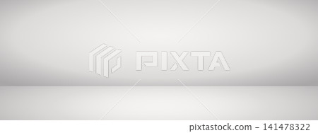 Gray studio background. Limbo bg for product presentation. Modern banner with empty space for advertising text. Vector illustration. Gray studio background. Limbo bg for product presentation. Modern banner with empty space for advertising text. Vector illustration. 141478322