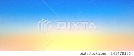 Abstract grain sunset background with soft blue yellow gradient and warm sand noise texture overlay. Abstract grain sunset background with soft blue yellow gradient and warm sand noise texture overlay. 141478335