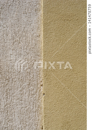 Two-Tone Plaster Wall Texture Background Two-Tone Plaster Wall Texture Background 141478759