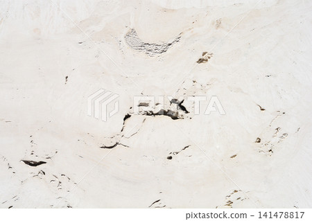 Natural White Travertine Stone Texture With Deep Cavities Natural White Travertine Stone Texture With Deep Cavities 141478817