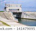 Yuriage Floodgate leading to the mouth of the Natori River, Natori City, Miyagi Prefecture 141479095