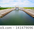 Yuriage Floodgate leading to the mouth of the Natori River, Natori City, Miyagi Prefecture 141479096