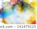 Abstract watercolor pattern 141479125