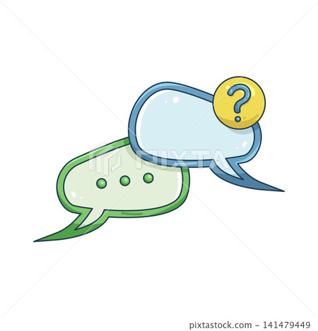 Illustration of question mark bubble 141479449