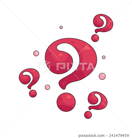 Illustration of many questions Illustration of many questions 141479459