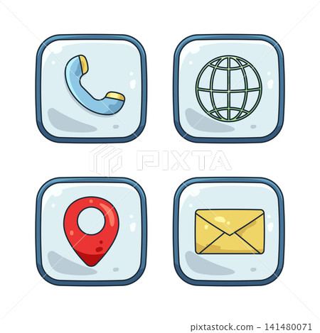 Illustration of social media management Illustration of social media management 141480071