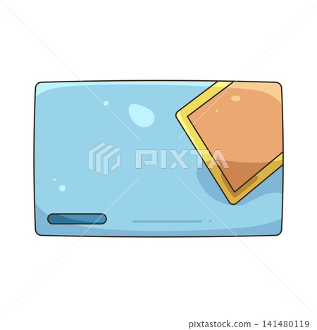 Illustration of postcard Illustration of postcard 141480119