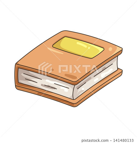 Illustration of closed book Illustration of closed book 141480133