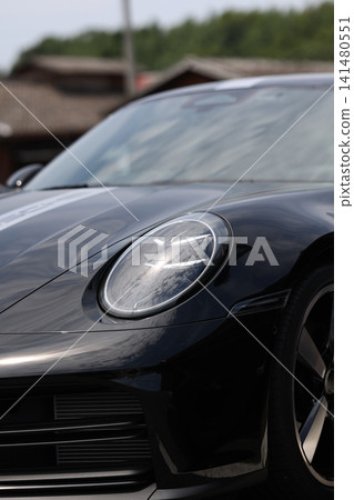 New car headlights New car headlights 141480551