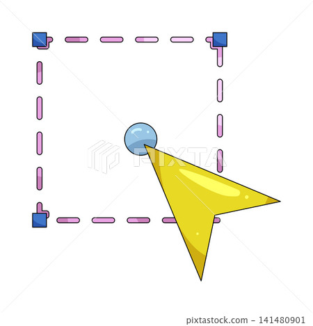 Illustration of selection tool 141480901