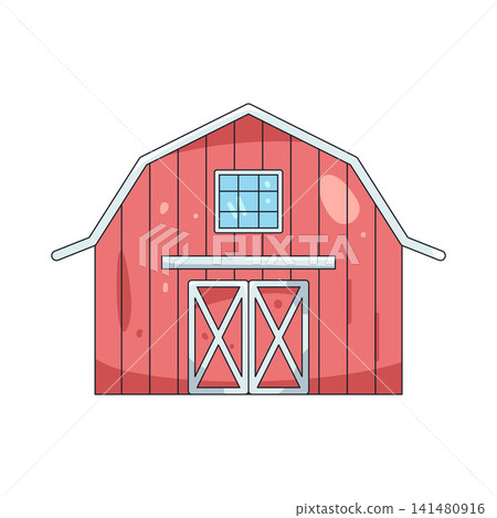 Illustration of barn Illustration of barn 141480916