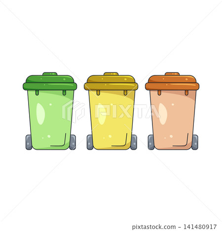 Illustration of waste management Illustration of waste management 141480917