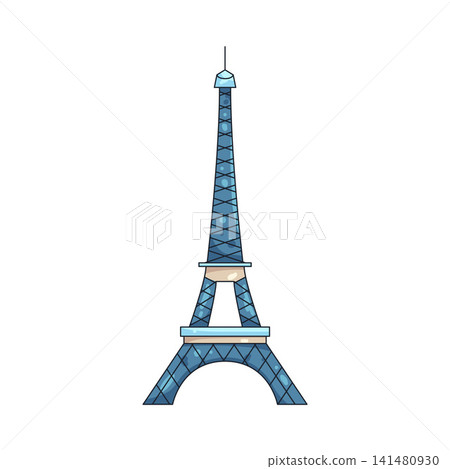 Illustration of eiffel tower Illustration of eiffel tower 141480930