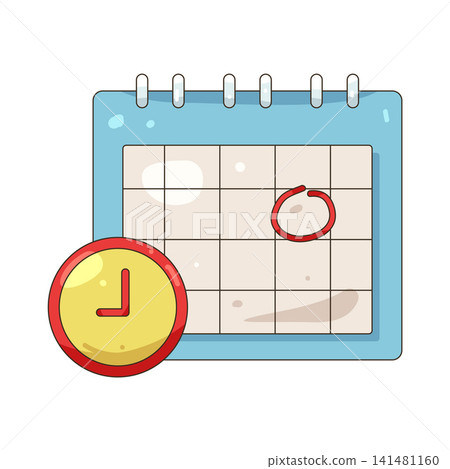 Illustration of schedule Illustration of schedule 141481160