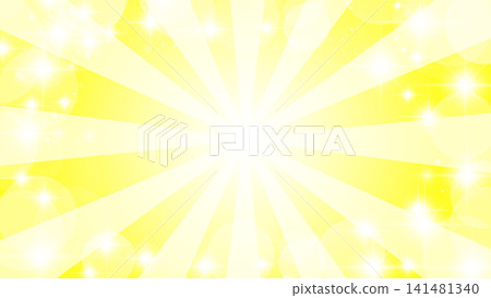 Gold shimmering sunburst background, landscape orientation 16:9 Gold shimmering sunburst background, landscape orientation 16:9 141481340