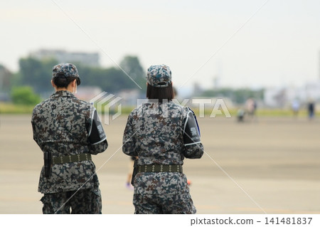 Female Air Self-Defense Force Officer WAF Female Air Self-Defense Force Officer WAF 141481837