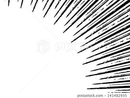 Concentration lines background, hand-drawn lines, manga style, frame Concentration lines background, hand-drawn lines, manga style, frame 141482935