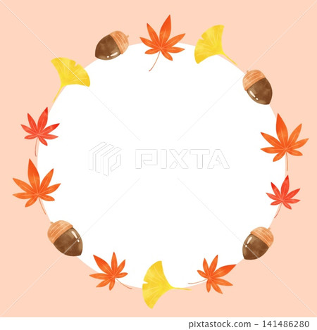 Autumn frame material Autumn frame material 141486280