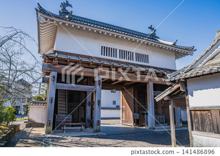 從靜岡縣掛川市看到的掛川城正門景色 從靜岡縣掛川市看到的掛川城正門景色 141486896