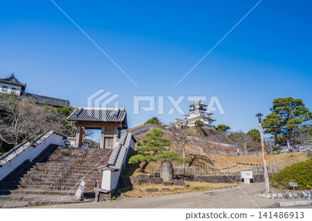 A view of Kakegawa Castle in Kakegawa City (Shizuoka Prefecture) A view of Kakegawa Castle in Kakegawa City (Shizuoka Prefecture) 141486913