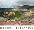 Climbing the crater of Mount Azuma-Kofuji 141487195