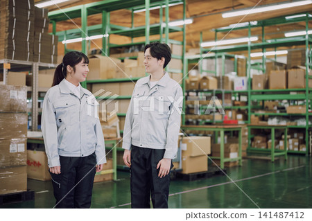 worker in warehouse worker in warehouse 141487412