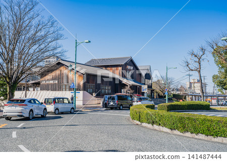 從靜岡縣掛川市掛川站前看到的景色 從靜岡縣掛川市掛川站前看到的景色 141487444