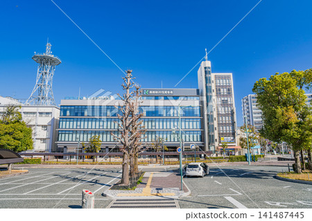 A view of the area in front of Kakegawa Station in Kakegawa City (Shizuoka Prefecture) A view of the area in front of Kakegawa Station in Kakegawa City (Shizuoka Prefecture) 141487445