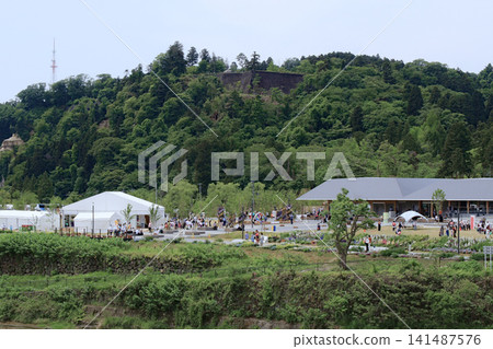 Aobayama Park Oimawashi area and the stone walls of the former main keep of Sendai Castle (Sendai City, Miyagi Prefecture) Aobayama Park Oimawashi area and the stone walls of the former main keep of Sendai Castle (Sendai City, Miyagi Prefecture) 141487576