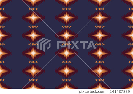 American Navajo pattern design. Ethnic ornament on the carpet. Aztec style. Tribal. motif. Boho, ornament, clothing, textile, wrapping, background, wallpaper, carpet, embroidery, print American Navajo pattern design. Ethnic ornament on the carpet. Aztec style. Tribal. motif. Boho, ornament, clothing, textile, wrapping, background, wallpaper, carpet, embroidery, print 141487889