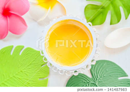 Mango pudding for snack time Mango pudding for snack time 141487983