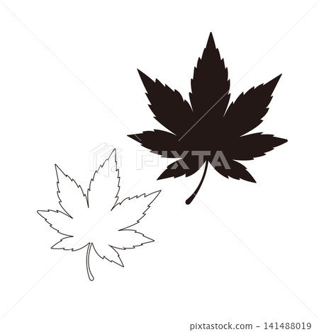 秋葉輪廓及線條圖圖示集 | 秋葉向量圖 秋葉輪廓及線條圖圖示集 | 秋葉向量圖 141488019