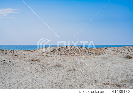 Scenery of Nakatajima Sand Dunes in Hamamatsu City (Shizuoka Prefecture) Scenery of Nakatajima Sand Dunes in Hamamatsu City (Shizuoka Prefecture) 141488420