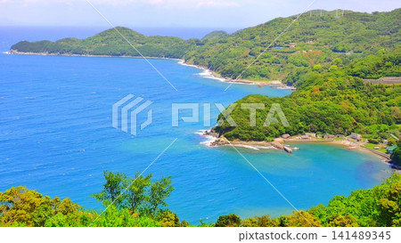 [Ehime Prefecture] View from the Sadamisaki Peninsula Museum Roadside Station 141489345