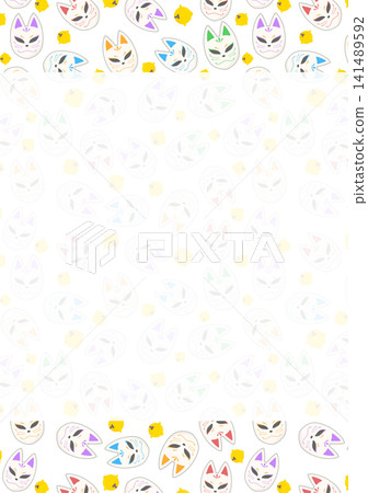 狐狸面具框架 狐狸面具框架 141489592