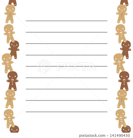 Ginger Cookie Letters 141490430