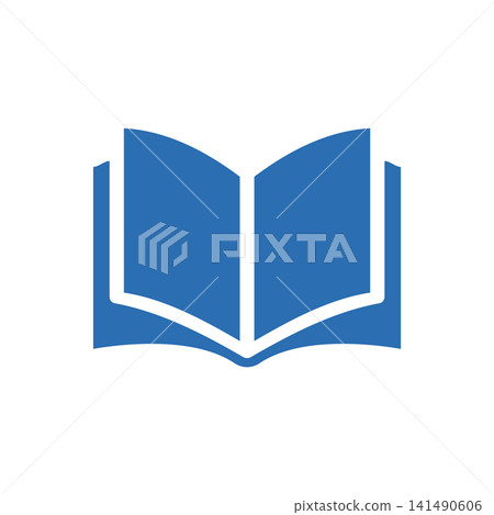 Trendy Book Stationery Education Icon Vector Template Illustration Design 141490606