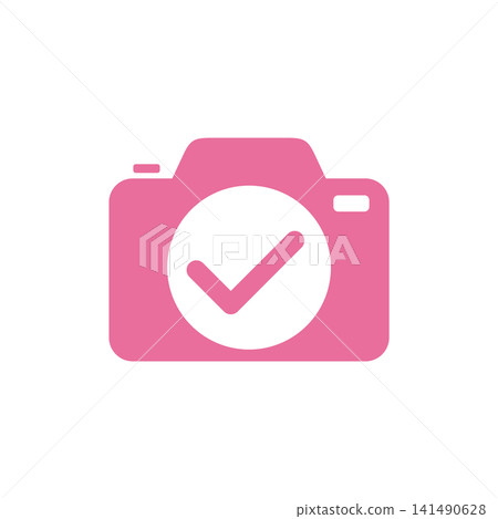 Camera Trendy Check mark Icon Vector Template Illustration Design Camera Trendy Check mark Icon Vector Template Illustration Design 141490628