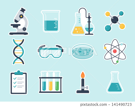 Science Lab Stickers 141490723