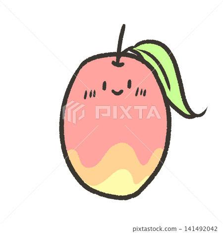 芒果插圖，附臉 141492042