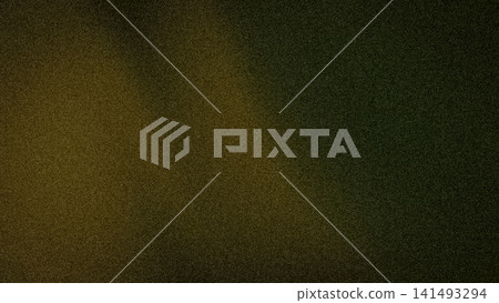 Moody 4K grainy background featuring a dark olive green and golden yellow gradient with deep shadows and a cinematic noise texture for banners and wallpapers 141493294