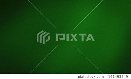 Deep forest green and dark emerald abstract grainy gradient background with noise 141493349