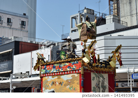 祗園祭、後祭、山馱遊行、橋弁慶山(京都市中京區) 祗園祭、後祭、山馱遊行、橋弁慶山(京都市中京區) 141493395