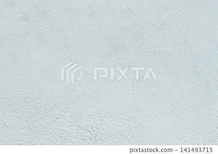 Light gray painted concrete wall texture with rough plaster surface for rustic background 141493715
