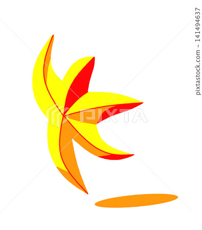 秋葉的動態圖形插圖 秋葉的動態圖形插圖 141494637