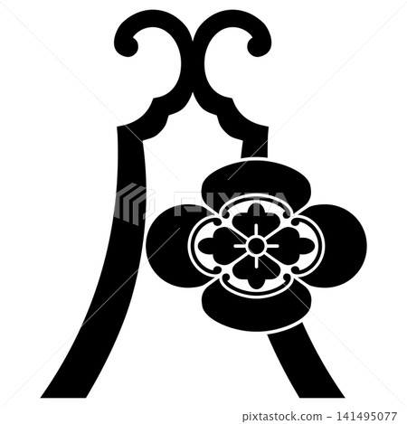 這是我的家徽。是一座琴橋和一棵木瓜。 這是我的家徽。是一座琴橋和一棵木瓜。 141495077