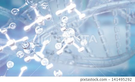 Transparent Molecular Structures and Scientific Formula Background 3d render. Transparent Molecular Structures and Scientific Formula Background 3d render. 141495292