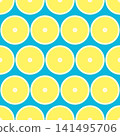 A seamless pattern inspired by lemons. 141495706